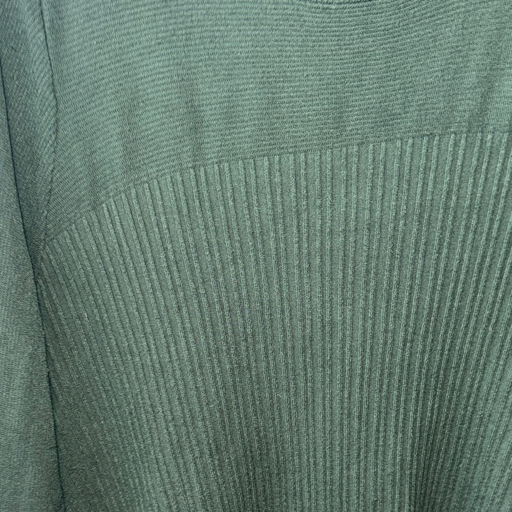 Elegant Ryan Wythe Forest Green Textured Sharkbite Sweater 4X Cozy & Warm - Picture 2 of 7